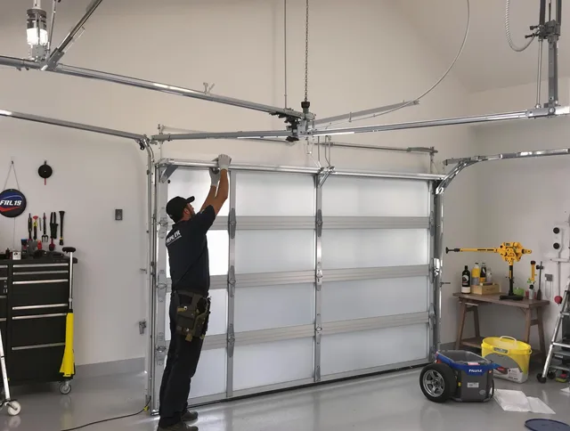 La Habra Garage Door Repair certified team performing precision garage door installation in La Habra