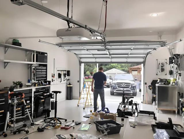Garage door opener installation by La Habra Garage Door Repair in La Habra