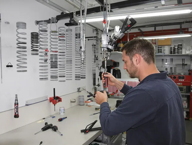 La Habra Garage Door Repair safety certified technician performing precision spring replacement in La Habra